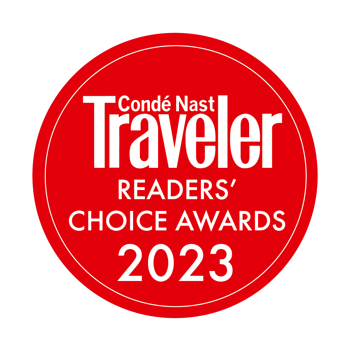 Condè Nast Traveler Reader's Choice Awards 2023